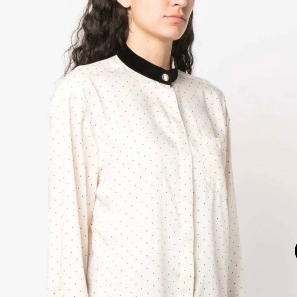Sandro Precy Polka Dot Shirt NWT